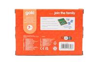 Goki houten speelkaartenbox met 5 dobbelstenen en 2 sets kaarten - thumbnail