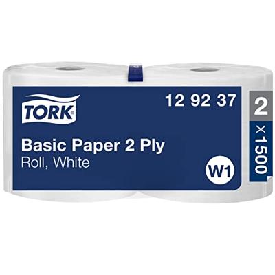 Tork Poetsdoek | ca. L340xB235 mm | wit | 2 laags, geperforeerd, met reliëf | 2 stuks - 129237 129237 - thumbnail