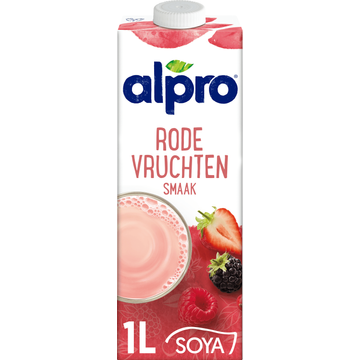 Alpro Sojadrink Rode Vruchten Houdbaar 1L bij Jumbo