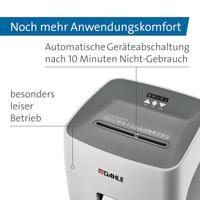 Dahle 504P DESKSIDE, P-5 Papierversnipperaar 15 vellen Cross cut 2 x 15 mm P-5 40 l Ook geschikt voor Paperclips, Creditcards - thumbnail