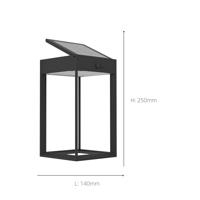 Eglo Solar wandlampSuzzara zwart - 901083 - thumbnail