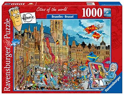 Ravensburger Cities of the World puzzel Brussel - 1000 stukjes