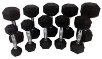 Tunturi Hexa Dumbellset 1-10 kg - thumbnail