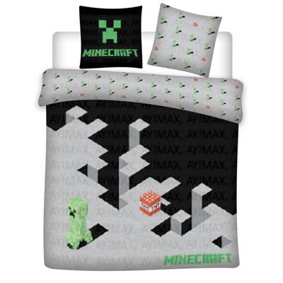 Minecraft Dekbedovertrek TNT 240 x 220 cm - polykatoen Minecraft Dekbedovertrek TNT 240 x 220 cm - polykatoen