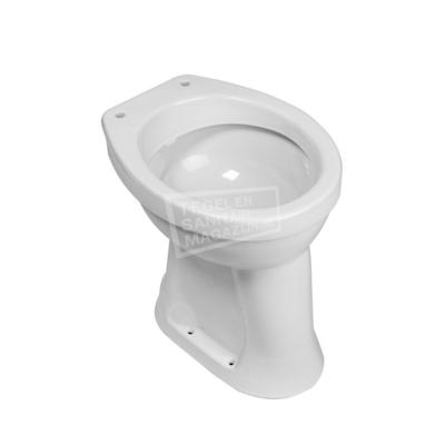 Toiletpot Wiesbaden Staand verhoogd +6 AO Wit (exclusief zitting)