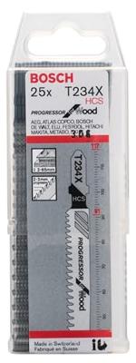 Bosch Professional T234X Decoupeerzaagblad Progressor for Wood VE=25 - 2608633524