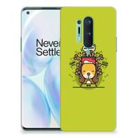 OnePlus 8 Pro Telefoonhoesje met Naam Doggy Biscuit - thumbnail