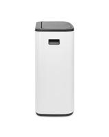 Brabantia Bo touch bin 2x30 liter white - thumbnail