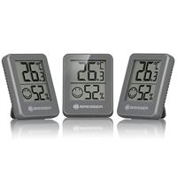 BRESSER ClimaTemp Hygro Indicator Set van 6 Thermo-/Hygrometers (grijs) - thumbnail