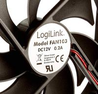 LogiLink FAN103 PC-ventilator Zwart (b x h x d) 120 x 120 x 25 mm - thumbnail