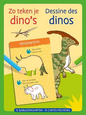 Sjabloonkaarten Zo teken je Dino&apos;s