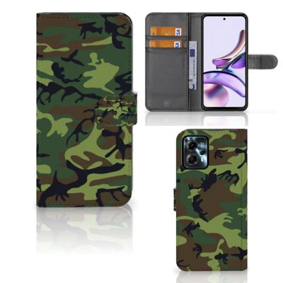 Motorola Moto G13 | G23 | Telefoon Hoesje | Army Dark