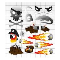 REFLECTIVE BERLIN reflex-stickers "k.i.d." ref.sticker re.berlin kid pirates - thumbnail