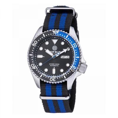 Deep Blue Diver 300 Nato Automatic NATODIVERSSBLKBLUE Deep Blue Diver 300 Nato Automatic NATODIVERSSBLKBLUE