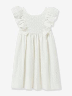 Jurk voor meisjes Simone - Cortège Plume - CYRILLUS ecru