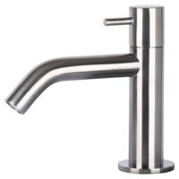 Differnz Differnz koudwaterkraan gebogen - mat chroom - thumbnail