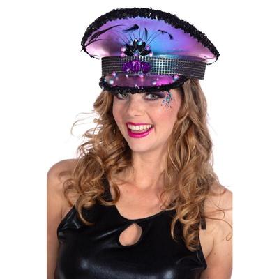 Pet burning man paars