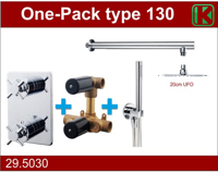 one-pack inbouwthermost.set type 130 CHR (20cm ufo) - thumbnail