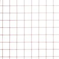 VidaXL Kippengaas 25x0,5 m staal met pvc coating rood - thumbnail