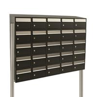 Stoer! Brickset 5-Breed, 5-Hoog Met Dak Op Statief Zwart - 40215070_5x5ds - thumbnail