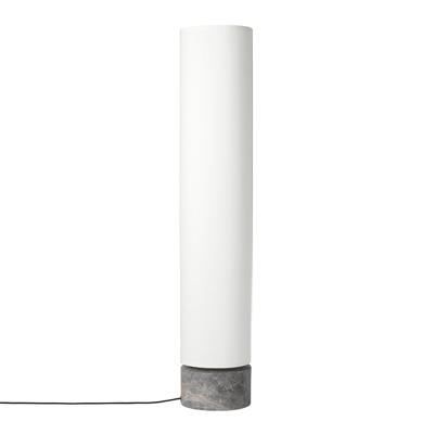 Gubi Unbound H120 Vloerlamp - Grijs marmer & Wit Gubi Unbound H120 Vloerlamp - Grijs marmer & Wit