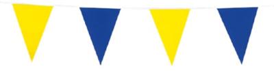 Vlaggenlijn blauw/geel (10m)
