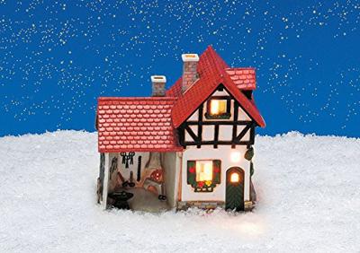 Wurm Light House Forge van Porselein, Kleurrijk (B/H/D) 16x16x8cm