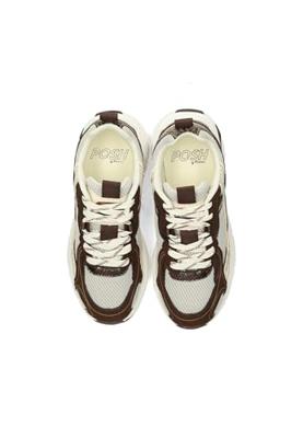 POSH Poelman Harper sneaker dk chocolate Textiel Dames