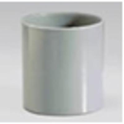 Dubbele mof 75 mm PVC