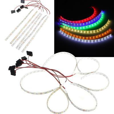 LED strip voor casemodding, 30cm, Blauw, 4-pin molex