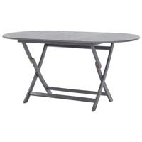 Tuintafel inklapbaar 160x85x75 cm massief acaciahout - thumbnail