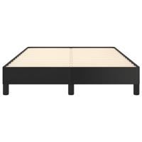 Bedframe zonder matras 120x190 cm kunstleer zwart - thumbnail