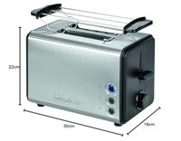 Clatronic TA 3620 Broodrooster Inox - thumbnail