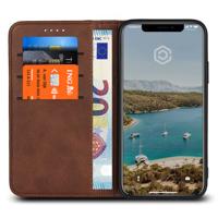 Casecentive Leren Wallet case iPhone XR bruin - thumbnail