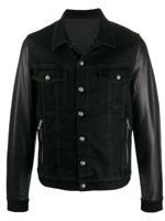 Balmain logo print jacket - Black - thumbnail