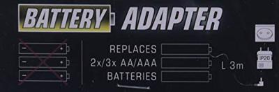 Batterij Adapter geschikt voor 2x AA en 3x AAA