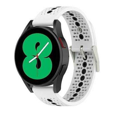 Garmin Vivoactive 4 / 4L - Dot Pattern bandje - Wit Garmin Vivoactive 4 / 4L - Dot Pattern bandje - Wit