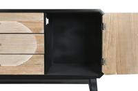 Tv-meubel DKD Home Decor 120 x 50 x 58 cm Zwart Hout - thumbnail