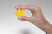 Maul Boekensteun 3513611 Afmeting, hoogte:130 mm Transparant geel 2 stuk(s) - thumbnail