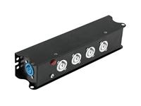 Eurolite SAB-42X Stroomverdeler (l x b x h) 245 x 55 x 60 mm - thumbnail