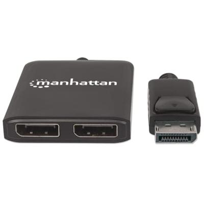 Manhattan 207768 DisplayPort-splitter 2 poorten 3810 x 2160 Pixel
