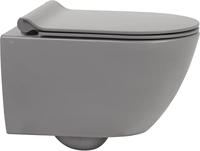 Ben Segno 2.0 hangtoilet met toiletbril compact Xtra glaze+ Free flush beton grijs - thumbnail