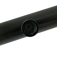 Trapleuning blind zwart rond 45 mm 200 cm - thumbnail