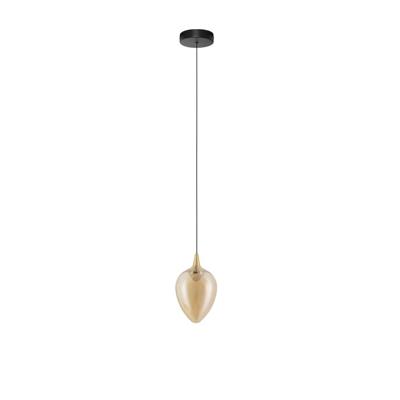 Lyora HanglampNali 1-lichts amber glas - 9416972