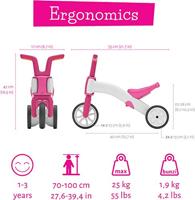 Chillafish Bunzi loopfiets - Roze - thumbnail