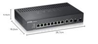Zyxel GS2220-10-EU0101F netwerk-switch Managed L2 Gigabit Ethernet (10/100/1000) Zwart - thumbnail