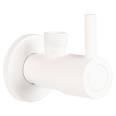 Differnz hoekstopkraan 1/2 x 3/8 mat wit Differnz hoekstopkraan 1/2 x 3/8 mat wit