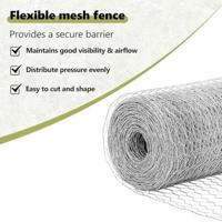 VidaXL Hek met paal zilver 1 x 25 m staal - thumbnail