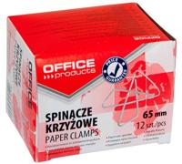 OFFICE products vlinderklemmen, 65 mm, gegalvaniseerd, doos van 12 stuks - thumbnail
