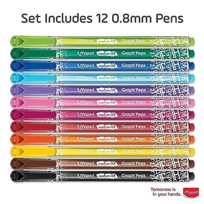 Maped graph’peps fijnlijners 12 kleuren 0.8 mm